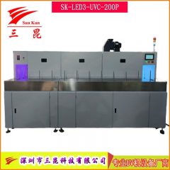 准分子肤感漆UV固化机360°旋转固化高效节能地轨输送系统