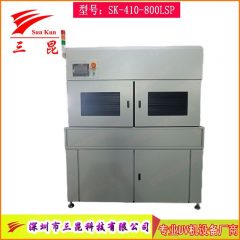 PCB双面UV固化设备,沉锡工艺干双面UV干燥机,上下双UV固化灯