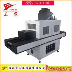 三组高强度UV汞灯丝印油墨固化炉,丝印油墨深度UV固化机,365nmUV胶固化设备